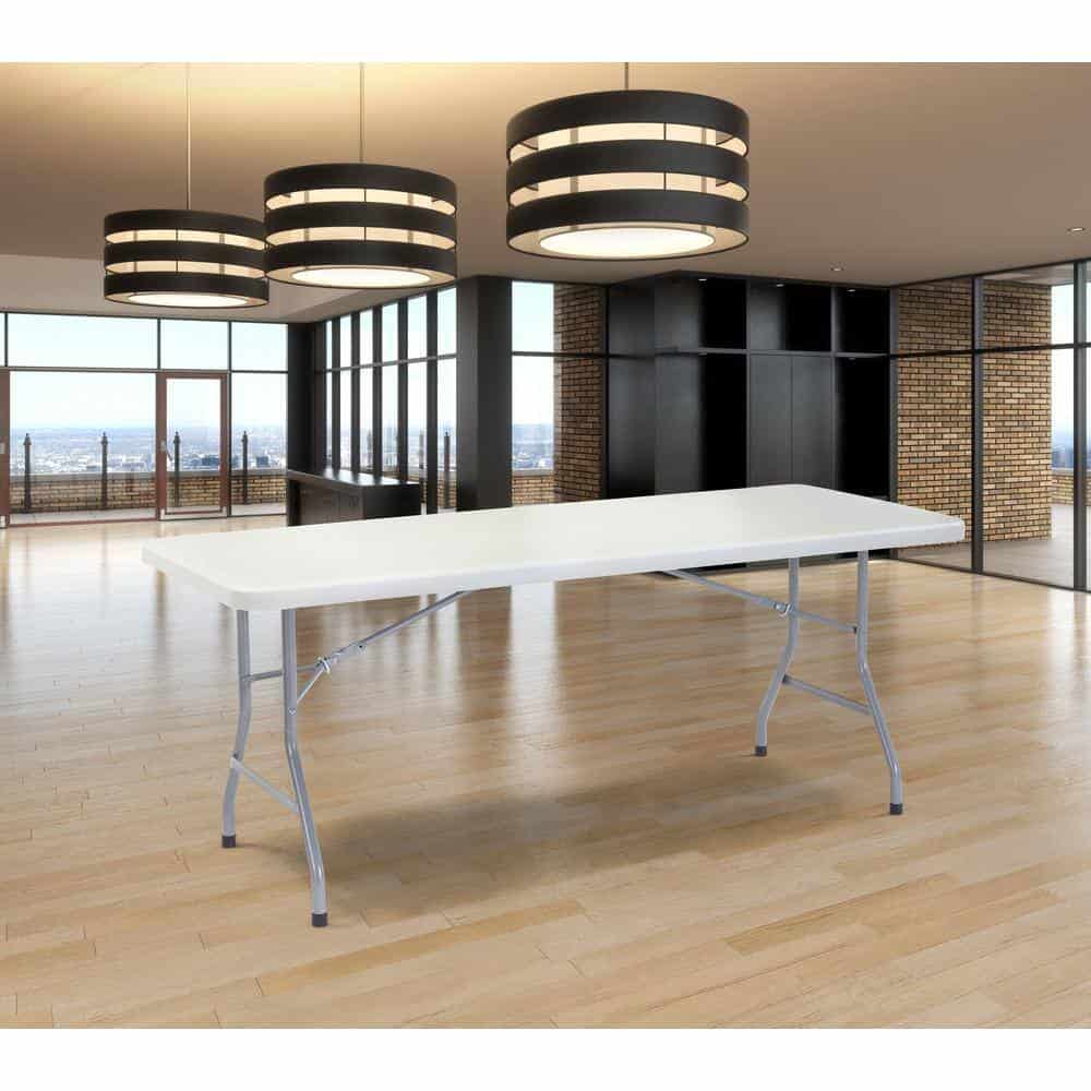 National Public Seating BT-3072 72 in. Grey Plastic Folding Banquet Table National Public Seating BT-3072 72 in. Grey Plastic Folding Banquet Table - Image 8