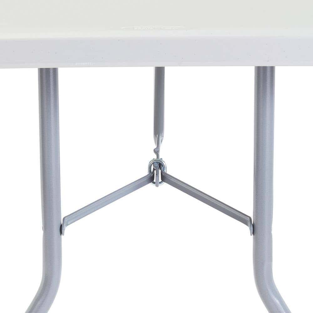 National Public Seating BT-3072 72 in. Grey Plastic Folding Banquet Table National Public Seating BT-3072 72 in. Grey Plastic Folding Banquet Table - Image 5