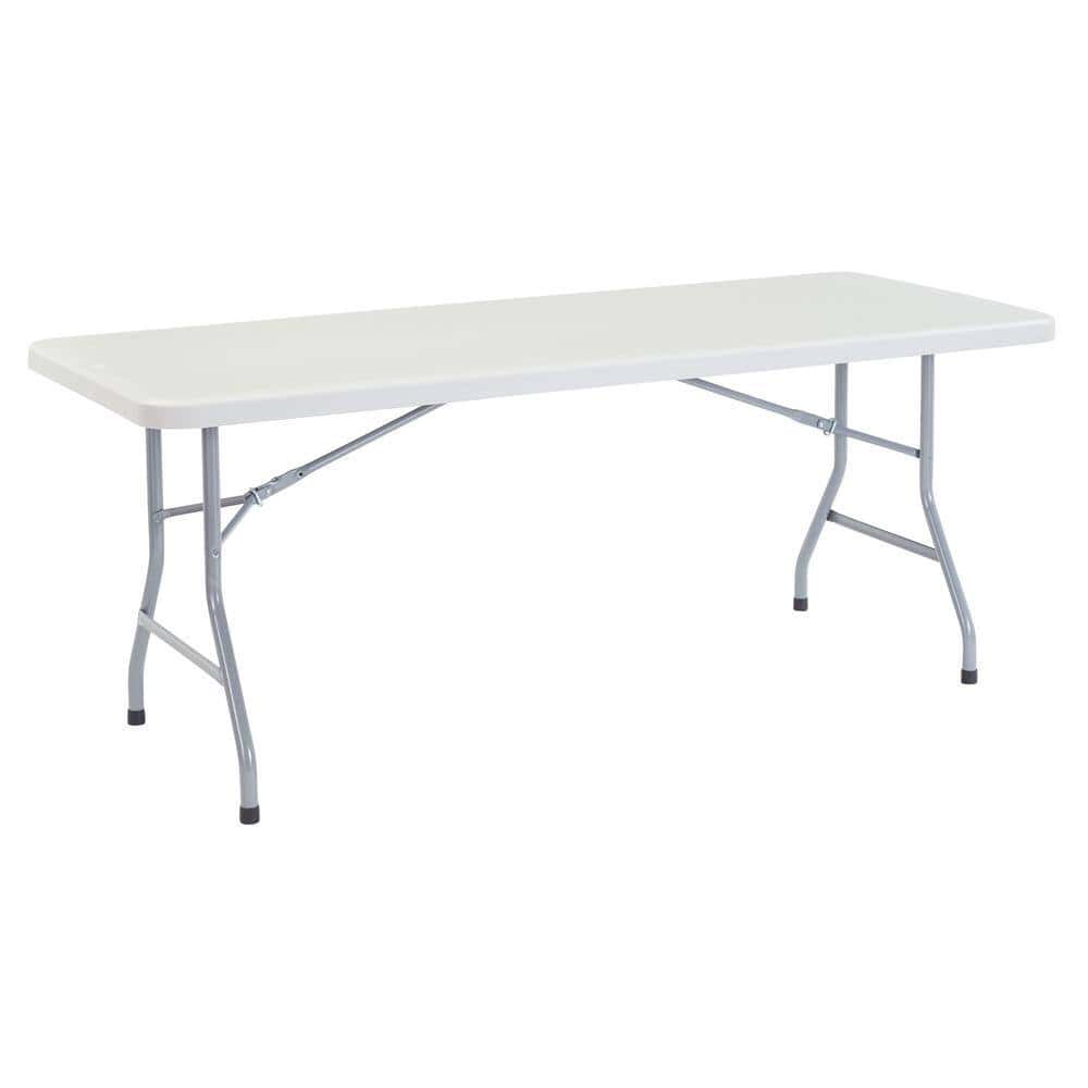 National Public Seating BT-3072 72 in. Grey Plastic Folding Banquet Table National Public Seating BT-3072 72 in. Grey Plastic Folding Banquet Table