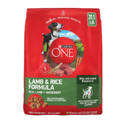 Purina ONE Dry Dog Food Lamb and Rice Formula - 31.1 lb. Bag