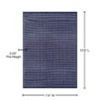 Couristan Recife Saddle Stitch Ivory-Indigo 8 ft. x 11 ft. Indoor/Outdoor Area Rug