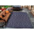 Couristan Recife Saddle Stitch Ivory-Indigo 8 ft. x 11 ft. Indoor/Outdoor Area Rug