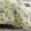 Laura Ashley Cassidy 7-Piece Yellow Floral Cotton King Comforter Set