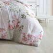 Laura Ashley Ailyn 7-Piece Red Floral Cotton King Comforter Bonus Set Laura Ashley Ailyn 7-Piece Red Floral Cotton King Comforter Bonus Set
