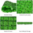 WELLFOR NP-HPY-10486-4 4-Piece 118 in. L x 39 in. W Polyester Garden Fence in Light Green