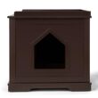 ANGELES HOME M65-8HW619CF 29.5 in. x 21 in. MDF Cat Litter Box ANGELES HOME M65-8HW619CF 29.5 in. x 21 in. MDF Cat Litter Box