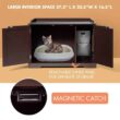 ANGELES HOME M65-8HW619CF 29.5 in. x 21 in. MDF Cat Litter Box ANGELES HOME M65-8HW619CF 29.5 in. x 21 in. MDF Cat Litter Box