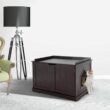 ANGELES HOME M65-8HW619CF 29.5 in. x 21 in. MDF Cat Litter Box ANGELES HOME M65-8HW619CF 29.5 in. x 21 in. MDF Cat Litter Box