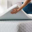 Lucid Comfort Collection 4 in. Queen Gel Memory Foam Mattress Topper with Breathable Cover