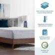 Lucid Comfort Collection 4 in. Queen Gel Memory Foam Mattress Topper with Breathable Cover