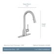 MOEN Adler Single-Handle Pull-Down Sprayer Kitchen Faucet with Reflex and Power Clean in Matte Black MOEN Adler Single-Handle Pull-Down Sprayer Kitchen Faucet with Reflex and Power Clean in Matte Black