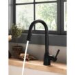 MOEN Adler Single-Handle Pull-Down Sprayer Kitchen Faucet with Reflex and Power Clean in Matte Black MOEN Adler Single-Handle Pull-Down Sprayer Kitchen Faucet with Reflex and Power Clean in Matte Black