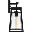 Quoizel Godfrey 1-Light Matte Black Outdoor Wall Lantern Sconce Quoizel Godfrey 1-Light Matte Black Outdoor Wall Lantern Sconce