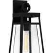 Quoizel Godfrey 1-Light Matte Black Outdoor Wall Lantern Sconce Quoizel Godfrey 1-Light Matte Black Outdoor Wall Lantern Sconce