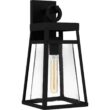 Quoizel Godfrey 1-Light Matte Black Outdoor Wall Lantern Sconce Quoizel Godfrey 1-Light Matte Black Outdoor Wall Lantern Sconce