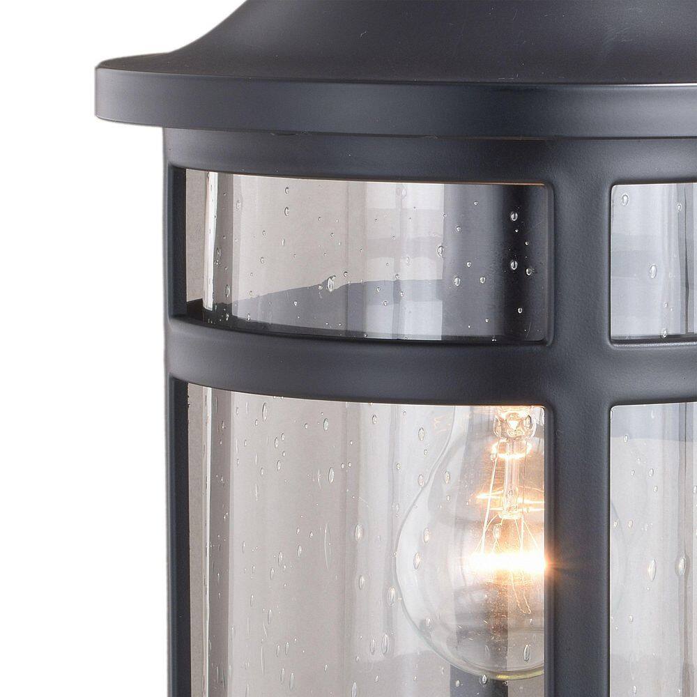 VAXCEL Southport Rust Proof 1 Light Black Coastal Outdoor Wall Lantern Clear Glass VAXCEL Southport Rust Proof 1 Light Black Coastal Outdoor Wall Lantern Clear Glass - Image 3