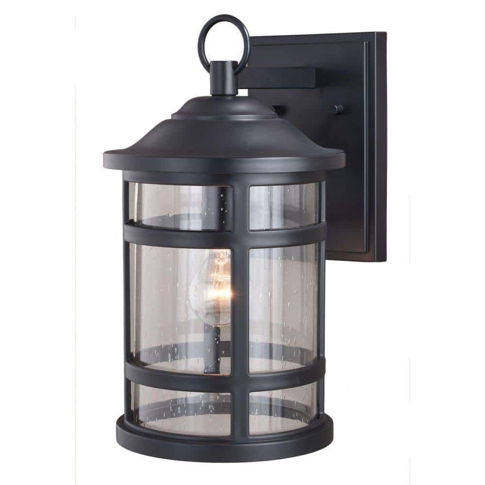 VAXCEL Southport Rust Proof 1 Light Black Coastal Outdoor Wall Lantern Clear Glass VAXCEL Southport Rust Proof 1 Light Black Coastal Outdoor Wall Lantern Clear Glass