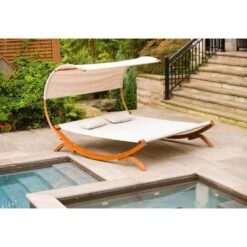 Leisure Season  Sunbed with Canopy