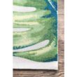 nuLOOM Contemporary Floral Lisa Multi 9 ft. x 12 ft. Indoor/Outdoor Patio Area Rug nuLOOM Contemporary Floral Lisa Multi 9 ft. x 12 ft. Indoor/Outdoor Patio Area Rug