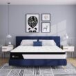 Avenco 10 in. Medium Firm Hybrid Pillow Top Mattresses, Strong Edge Support, King Mattress