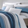 Nautica Westport 5-Piece Navy Blue Cotton Striped King Comforter Bonus Set