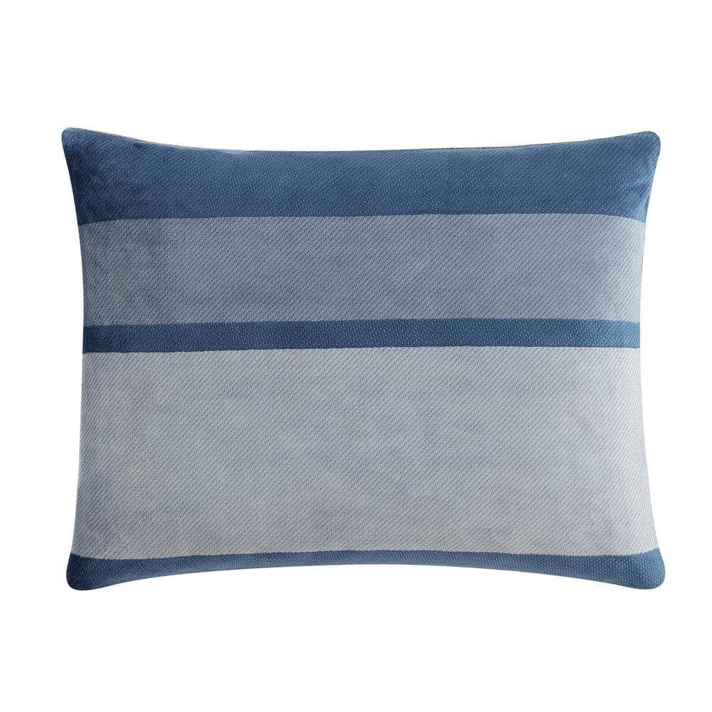 Nautica Linden 3-Piece Navy Blue Microfiber King Comforter Set Nautica Linden 3-Piece Navy Blue Microfiber King Comforter Set - Image 6