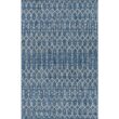 JONATHAN Y Ourika Navy/Light Gray 9 ft. x 12 ft. Moroccan Geometric Textured Weave Indoor/Outdoor Area Rug
