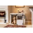 New Age Pet EHDBC15-04XL Homestead ECOFLEX Antique White Sliding Barn Door Dog Crate Extra Large New Age Pet EHDBC15-04XL Homestead ECOFLEX Antique White Sliding Barn Door Dog Crate Extra Large