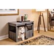 New Age Pet EHDBC15-05L Homestead ECOFLEX Grey Sliding Barn Door Dog Crate Large New Age Pet EHDBC15-05L Homestead ECOFLEX Grey Sliding Barn Door Dog Crate Large