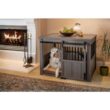 New Age Pet EHDBC15-05XL Homestead ECOFLEX Grey Sliding Barn Door Dog Crate Extra Large New Age Pet EHDBC15-05XL Homestead ECOFLEX Grey Sliding Barn Door Dog Crate Extra Large