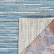 Couristan Monte Carlo Coastal Breeze Ocean-Champagne 8 ft. 6 in. x 13 ft. Indoor/Outdoor Area Rug