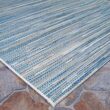 Couristan Monte Carlo Coastal Breeze Ocean-Champagne 8 ft. 6 in. x 13 ft. Indoor/Outdoor Area Rug