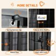 PawHut D02-155V00GY 4 ft. x 4 ft. Dog Kennel Outdoor with Outside Enclosure Cloth, Dog Run for Small & Medium Dogs, Chickens, Ducks PawHut D02-155V00GY 4 ft. x 4 ft. Dog Kennel Outdoor with Outside Enclosure Cloth, Dog Run for Small & Medium Dogs, Chickens, Ducks