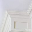 Ekena Millwork MLD02X02X03TR-CASE-12 2-3/8 in. H x 2-5/8 in. P x 3-5/8 in. F x 94-1/2 in. L Polyurethane Traditional Smooth Crown Moulding (12-Pack)