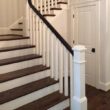 EVERMARK 4091X-055-HD00L Stair Parts 4091 55 in. x 6-1/4 in. Primed White Hollow Core Box Newel Post