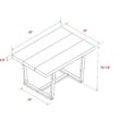 Welwick Designs 52 in. Reclaimed Barnwood Distressed Solid Wood Dining Table Welwick Designs 52 in. Reclaimed Barnwood Distressed Solid Wood Dining Table