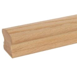 EVERMARK 6510R-ESR-0800L Stair Parts 6510 8 ft. Unfinished Red Oak Handrail
