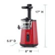 Omega Red Cold Press 365 Compact Masticating Vertical Juicer Omega Red Cold Press 365 Compact Masticating Vertical Juicer