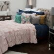 Rizzy Home Pink 2-Piece Pink Twin Comforter Set Rizzy Home Pink 2-Piece Pink Twin Comforter Set