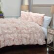 Rizzy Home Pink 2-Piece Pink Twin Comforter Set Rizzy Home Pink 2-Piece Pink Twin Comforter Set