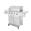Royal Gourmet GA4402S 4-Burner Propane Gas Grill in Stainless Steel with Sear Burner and Side Burner