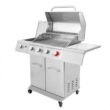 Royal Gourmet GA4402S 4-Burner Propane Gas Grill in Stainless Steel with Sear Burner and Side Burner