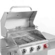 Royal Gourmet GA4402S 4-Burner Propane Gas Grill in Stainless Steel with Sear Burner and Side Burner
