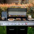 Royal Gourmet GA6402H 6-Burner BBQ Liquid Propane Gas Grill with Sear Burner and Side Burner, 74,000 BTU, Cabinet Style Grill in Black