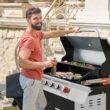 Royal Gourmet GA6402H 6-Burner BBQ Liquid Propane Gas Grill with Sear Burner and Side Burner, 74,000 BTU, Cabinet Style Grill in Black