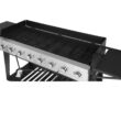 Royal Gourmet GB8000C 8-Burner Event Propane Gas Grill in Black with 2 Folding Side Tables with Cover