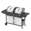 Royal Gourmet ZH3002SN 3-Burner Propane Gas and Charcoal Combo Grill in Black