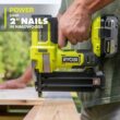 RYOBI P321KN ONE+ 18V 18-Gauge Cordless AirStrike Brad Nailer with 1.5 Ah Battery and Charger