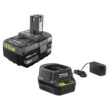 RYOBI P21110 ONE+ 18V 90 MPH 250 CFM Cordless Battery Leaf Blower with 4.0 Ah Battery and Charger