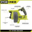 RYOBI P4001-PSK005 ONE+ 18V Cordless Drain Auger and 2.0 Ah Compact Battery and Charger Starter Kit